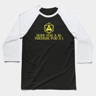 The Roll of the DND Dice Baseball T-Shirt